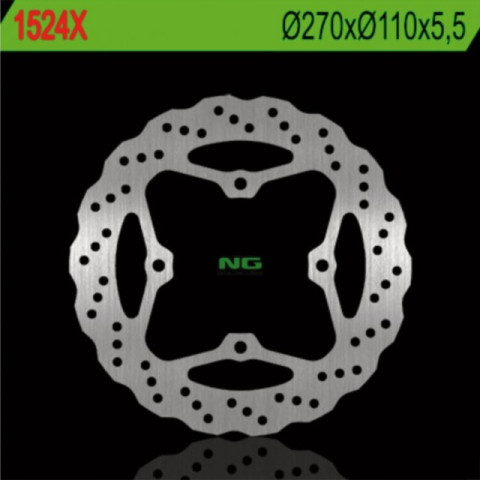 Тормозной диск NG задний KAWASAKI GTR 1000 07-16 (270X110X5,5MM) NG1524X