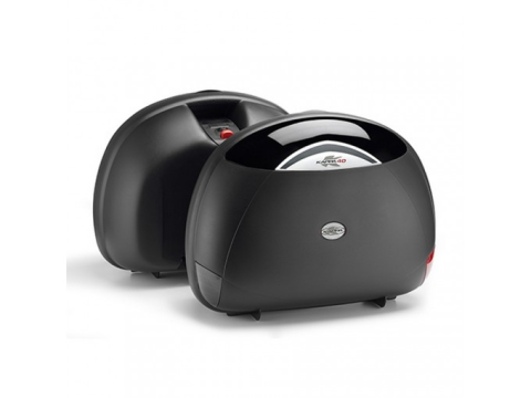 Накладка на кофр KAPPA K40N лакированная, чёрная K622N902