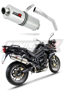 Прямоток Triumph TIGER 800 XC / TIGER 800 XR 2011 - 2014 DOMINATOR овальный