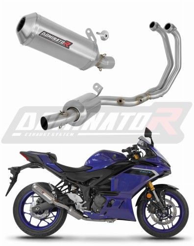 Полная система выхлопа Yamaha YZF-R3 2025 - 2026 DOMINATOR овальный G2
