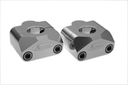 Проставки руля ACCEL  (22,2/28,6MM) 20MM BM-01SV22/28