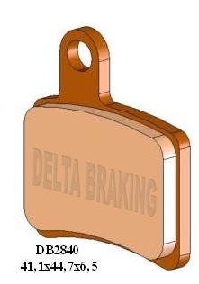 Колодки гальмові DELTA BRAKING DB2840MX-D (FA403)
