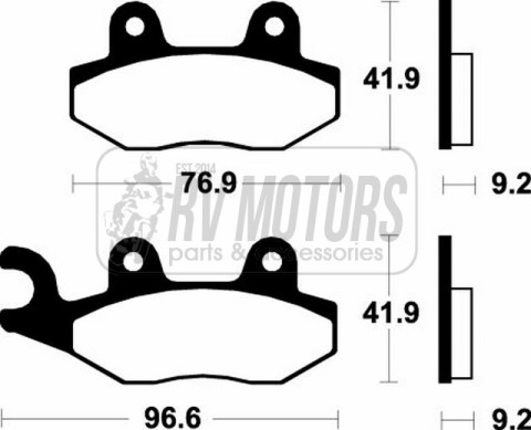 Тормозные колодки SBS 163HF