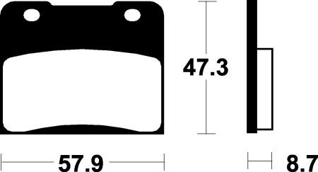 Тормозные колодки SBS 579H.HS