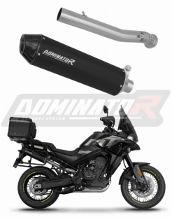 Прямоток CF MOTO 800 MT Explore / Sport / Touring 2022 - 2025 DOMINATOR MX2 черный