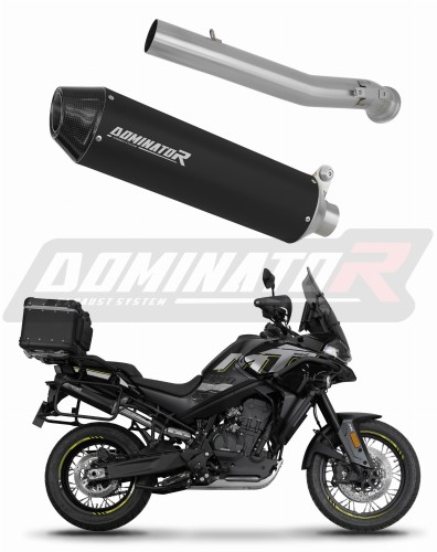 Прямоток CF MOTO 800 MT Explore / Sport / Touring 2022 - 2025 DOMINATOR MX2 черный