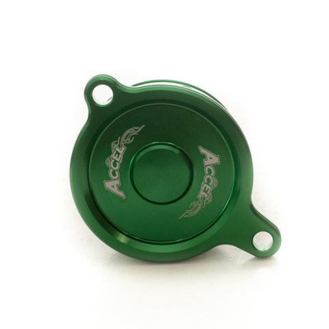 Крышка масляного фильтра KAWASAKI KXF 450 '06-15, KFX 450R '08-14 ACCEL OFC302GR