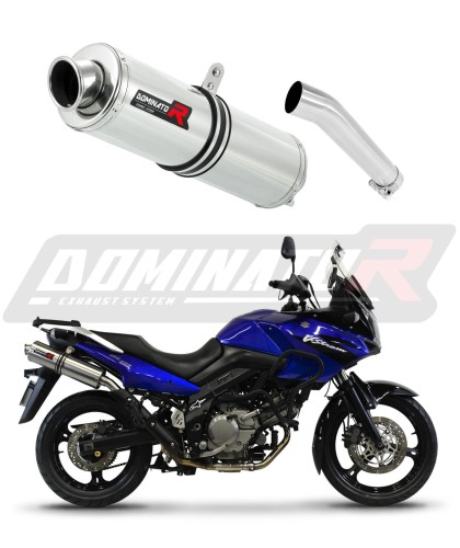 Прямоток Suzuki DL 650 V-Strom 2004 - 2006 DOMINATOR круглый