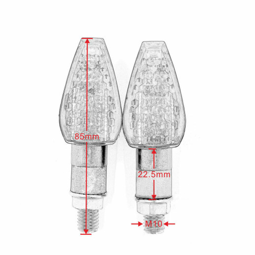 Світлодіодні повороти Classic 14 чорні