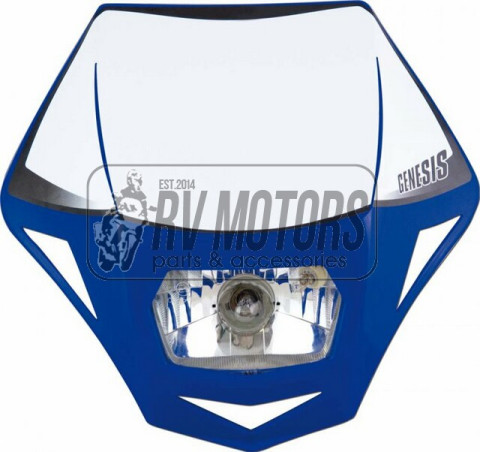 Обтекатель с фарой Кросс RACETECH MASKBL00006