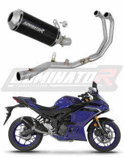 Полная система выхлопа Yamaha YZF-R3 2025 - 2026 DOMINATOR овальный G2 черный