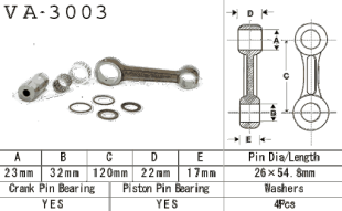 Шатун VESRAH VA-3003