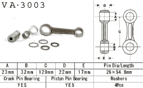 Шатун VESRAH VA-3003