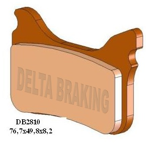 Колодки гальмові DELTA BRAKING DB2810MX-N (FA405)