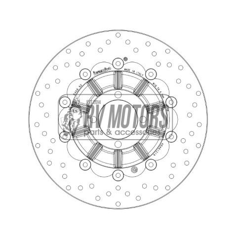 Тормозной диск BREMBO BRM 78B40892