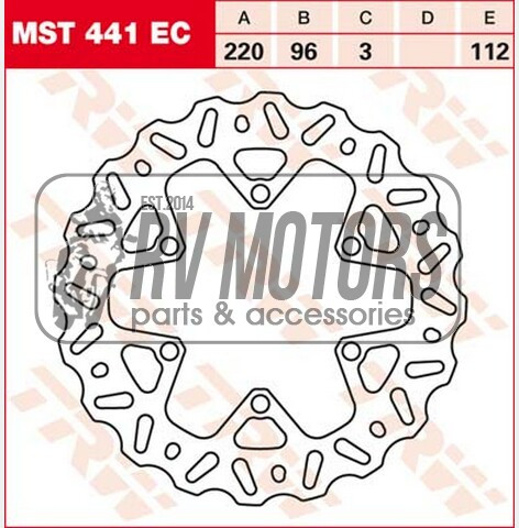 Тормозной диск TRW Lucas MST441EC