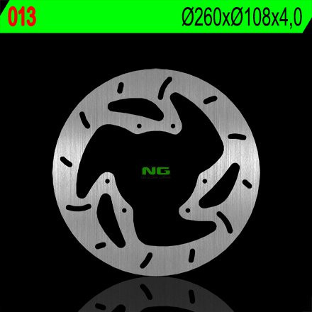 Тормозной диск NG передний RIEJU MRT/MRX/SMX 50/125 (260x108x4) NG013