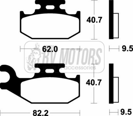Гальмівні колодки SBS 767RSI