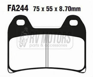 Тормозные колодки EBC FA244HH