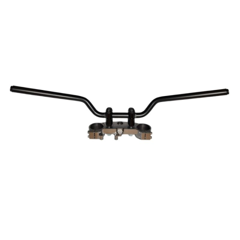 Стальной руль KAWASAKI Z 750 (2007-2012) черный BIKETEC BT0109