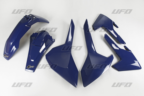 Комплект пластика UFO HUSQVARNA TE/TX 125/250/300 '17-19, FE 250/350/450/501 '17-19 (синий) (HU618E087) HUKIT618087