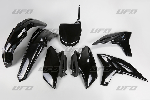 Комплект пластика UFO YAMAHA YZF 250 '11-'12 (чёрный) (YA310E001) YAKIT310001