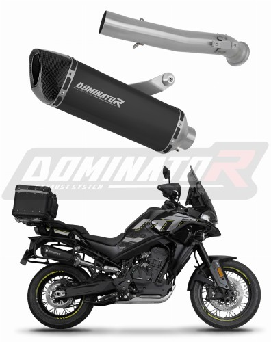Прямоток CF MOTO 800 MT Explore / Sport / Touring 2022 - 2025 DOMINATOR HP6 черный