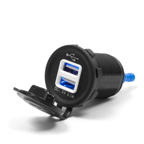 USB зарядное на 2 порта BIKETEC BTMUS11