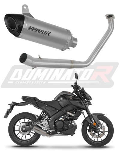 Полная система выхлопа Yamaha MT 125 2020 DOMINATOR овальный HP8