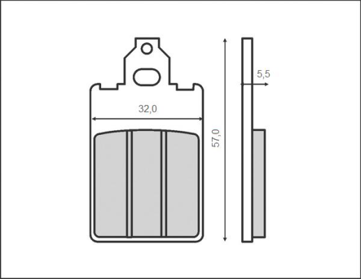 Гальмівні колодки BRENTA FT 3012 (FA115)