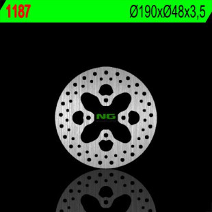 Тормозной диск NG передний MBK 50 BOOSTER '96-'09 (190X48X3,5) (4X10,5MM) NG1187