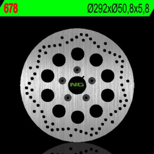 Тормозной диск NG задний HARLEY DAVIDSON 883 '84-'98, 1340 '84-'98 (292X5,5X5,8) (5X8,5MM) NG678
