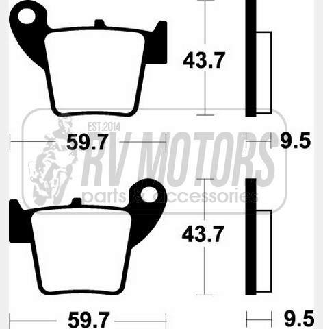 Гальмівні колодки SBS 777RSI