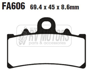 Тормозные колодки EBC FA606HH