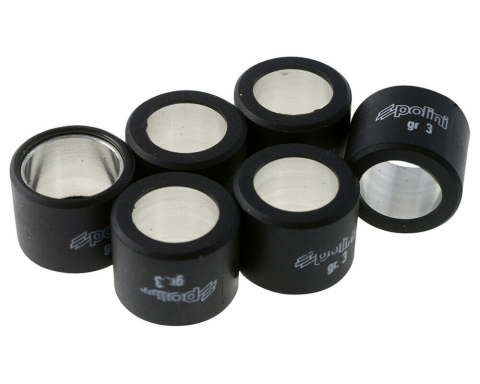 Ролики вариатора POLINI 046-92-30 19x15,5/3г 6шт оранжевый