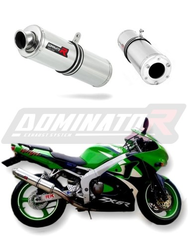 Прямоток Kawasaki ZX6R 1998 - 2002 DOMINATOR круглый