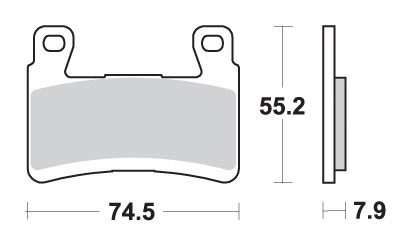 Гальмівні колодки SBS 894DC (FA296/FA265)