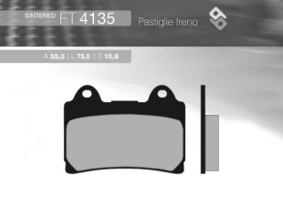 Тормозные колодки BRENTA FT 4135 (FA123)