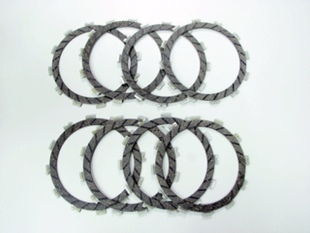 Фрикционные диски сцепления KAWASAKI KXF 250 (04-17), ZX 6R, SUZUKI RMZ 250 (04-15), RM 125 '02-'12 (F1759) (EBS4514) PSYCHIC MC-03880C