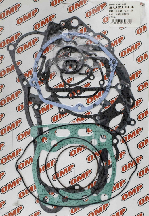 Повний комплект прокладок SUZUKI RM 250 &#39;03-&#39;05 OMP L1930308