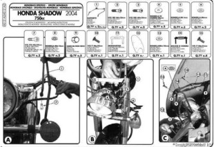 Ветровое стекло Kappa Honda Shadow AS121A2