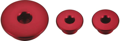 Сервисная пробка KAWASAKI - KX 250F 04-09, SUZUKI - RMZ 250 04-06 ACCEL ENP06RD красный