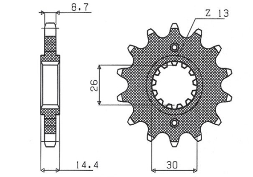 Привідна зірка SUNSTAR 51217 (JTF339.17)