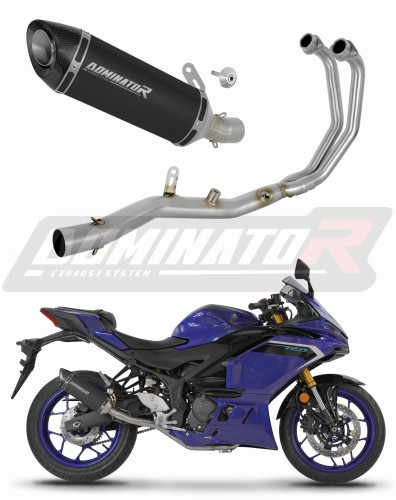 Полная система выхлопа Yamaha YZF-R3 2025 - 2026 DOMINATOR HP8 черный