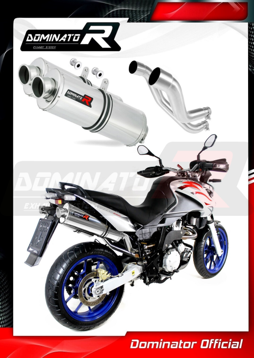 Прямоток DOMINATOR Aprilia PEGASO 650 STRADA 2007 - 2010 овальний