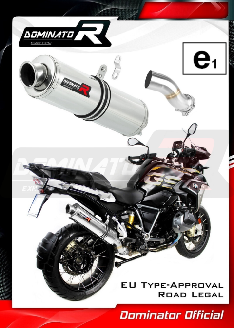 Прямоток DOMINATOR BMW R1250GS 2018 - 2020 круглый