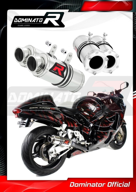 Прямоток DOMINATOR SUZUKI GSXR GSX 1300 R HAYABUSA GP 1 1999 - 2007