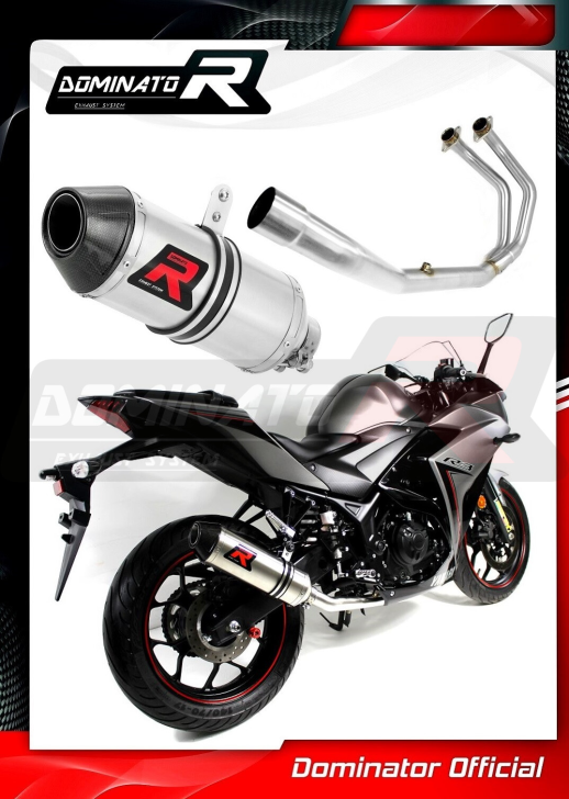 Вихлопна система DOMINATOR YAMAHA YZF-R3 300 HP3 2015 - 2017