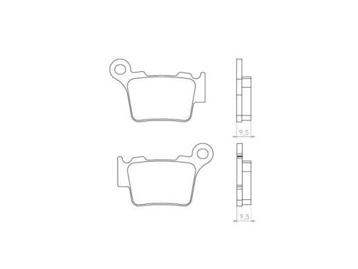 Гальмівні колодки BRENTA FT 4056 (FA368)