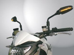 Зеркало универсальное, с поворотником FAR 6416 правое